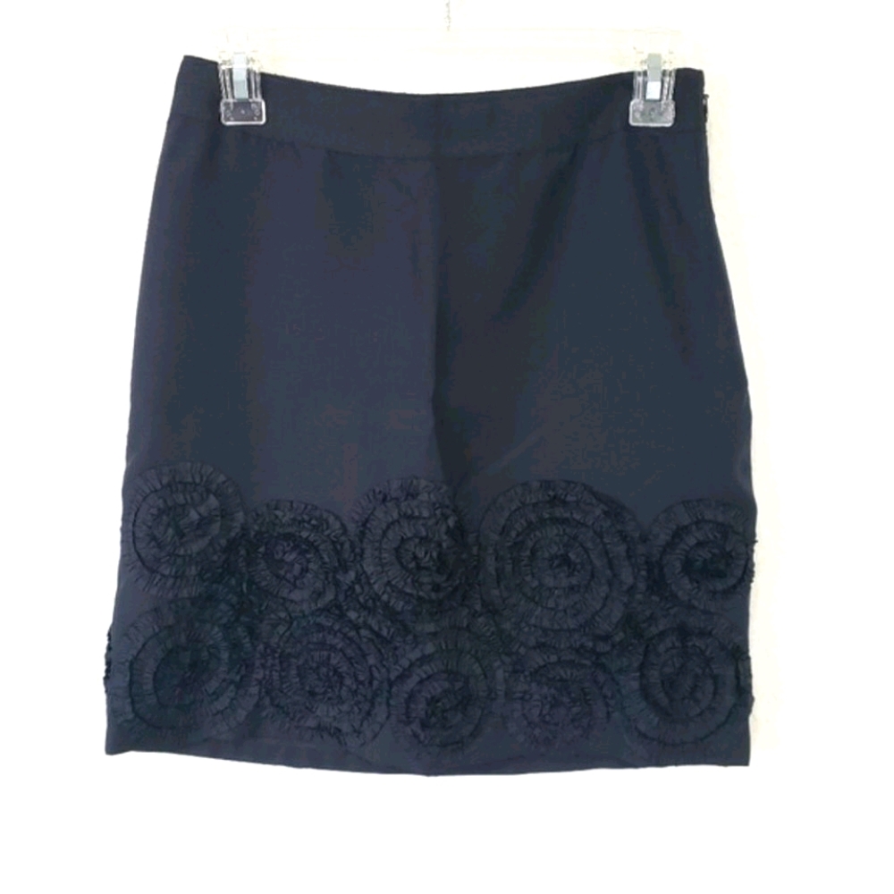 Banana Republic | NWOT Silk Mini Skirt Black 0